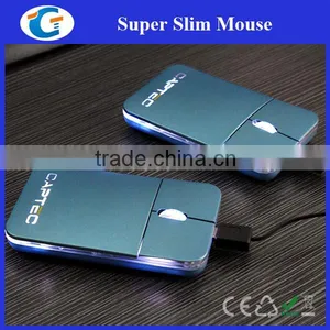PC Laptop Wired Mini Light Up Optical Mouse With Retractable Cable thumbnail-6