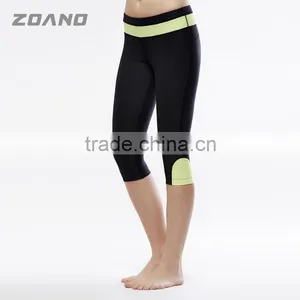 Ladies 87% Polyester 13% Spandex Running Wear Dri-Fit Gym Pants for Women thumbnail-1