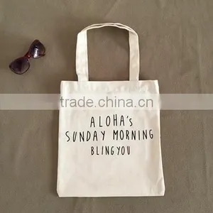 Fashionable Canvas Tote Bag Shopping Bag With Logo Printed thumbnail-3