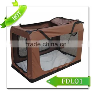 Luxury Fabric Pet Crate Dog Bag Carrier thumbnail-4