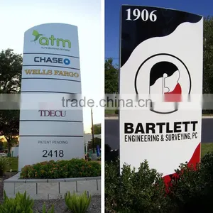 Metal Pylon 3d Led Sign Board Shop Sign thumbnail-1