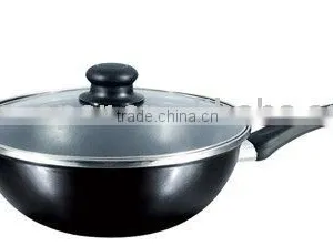 Porcelain Enamel Non-stick Pan Wok-enamelware thumbnail-1