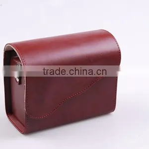 Korean Style Shoulder Bag Leather Shoulder Camera Bag, Vintage Small Camera Bag thumbnail-3