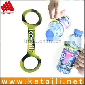 China Hot Sale Fashion Colorful Eco-friendly Pyramid Perfume Bottle Silicone Belt Flip Running Flip Belt thumbnail-1