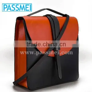 Handmade Leather Messenger Bag , Leather Camera Case thumbnail-1