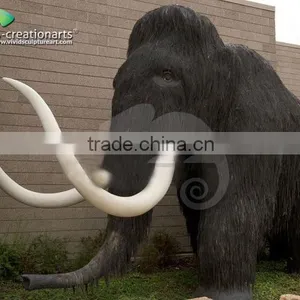 Theme Park Animatronic Animal For Sale , Model Life Size Simulation Mammoth thumbnail-2