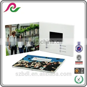 Printed Button Play Video Brochures LCD, Audio Video Card thumbnail-1