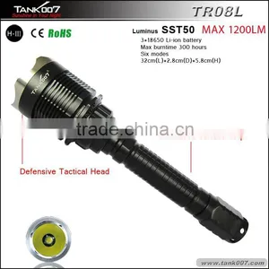 High Brightness Searching Flashlight /Torch With Rotary Zoom TANK007 TR08L thumbnail-1