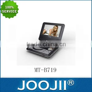 7" Portable DVD Functions:DVD,USB,Card Reader Screen Allows 270degrees of Rotation. thumbnail-1