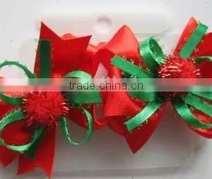 St. Patrick's Day Bows Plumeria Flower Hair Clips thumbnail-1