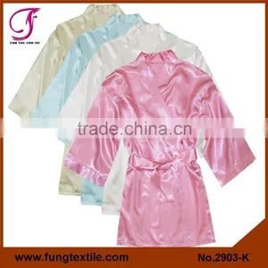 Fung Item 2903-K Silk Satin Junior Bridesmaid Robes thumbnail-1