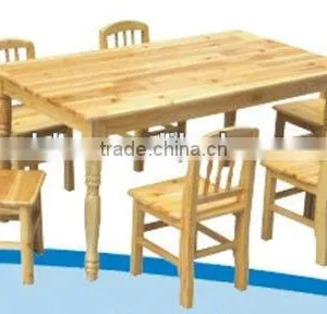 Pine Wood Indoor Furniture Dining Table BH15107 thumbnail-1