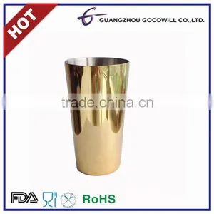 Shaker Bottle Stainless Steel 700ml Gold Plating thumbnail-1