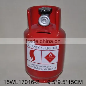 Ceramic Coin Bank With Hanging Ornament in Bright Color thumbnail-5