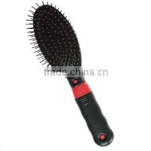 Anti-static Vibrating Massage Brush By Nisim For Healthy Scalp & Hair Growth Stimulation thumbnail-1