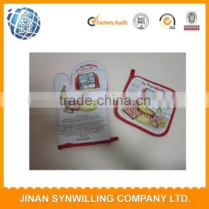 2015 Hot Sale 100% Cotton Kitchen Glove/oven Mitt for Promotion thumbnail-1