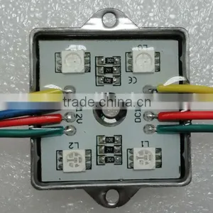 Promotion!!!5050 SMD LED RGB Module,DC12V Input,with Metal Case,20pcs a String thumbnail-1