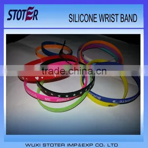 Silicone Wriet Band Small Silicone Colorful Hand Bands thumbnail-1