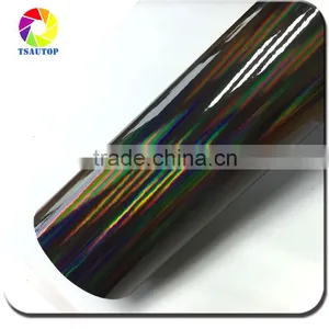 7 Colors 1.42*20m Air Release Bubbles ORANGE-green Rainbow Laser Holographic Wrapping Car Vinyl Car Wrap thumbnail-3