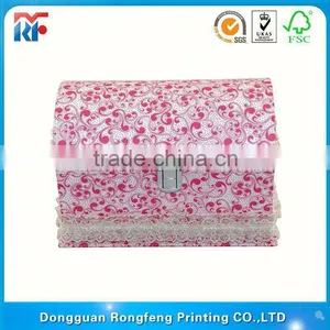 Promotion Transparent Lock Jewelry Box thumbnail-1