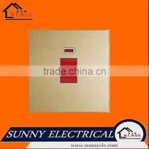 Brushed Aluminum Golden 45A Switch With Neon,British Style thumbnail-1