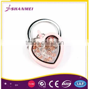 OEM Acceptable High Quality Discounted Price Cheap Fashion Heart Shape Keychain thumbnail-6