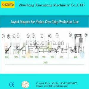 Automatic Corn Nachos Chips Pringles Production Line thumbnail-1