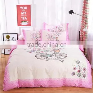 Crescent Duvet/Quilt Cover With Pillow Cases Bedding Set Pink Princess Design thumbnail-1