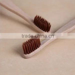 Hot Sale and Natural Cheap Bamboo Toothbrush, Disposable Charcoal Toothbrush for Hotel thumbnail-3