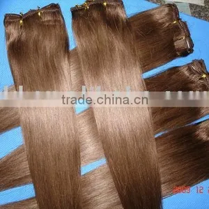 100% Human Hair / Clips on Hair / Clips In Hair / Clips on Hair Extension / Clip In Hair Extensions thumbnail-1
