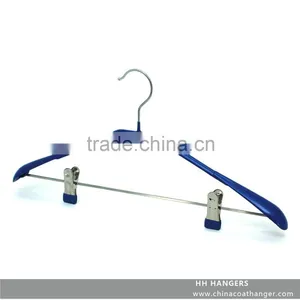 The HEAD Metal Suit Hanger With Eco-friendly Blue Rubber Paint Coating and Metal Clips thumbnail-2