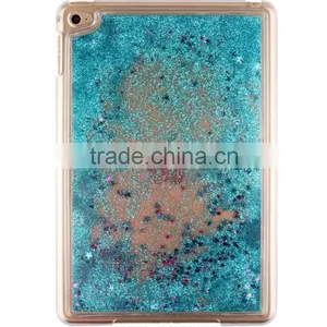 Hard Plastic Bling Bling Flowing Sand Tabet Case for Ipad Mini, for Mini Ipad 4 Cover Case Sparkling Quicksand Design thumbnail-3