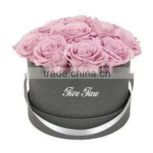 Round Fabric Flower Boxes With Custom Logo thumbnail-2