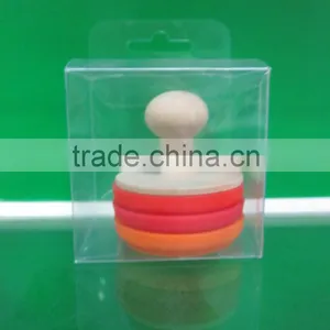 Customize and Fashionable LOVE HEART Silicone Cookie Stamps With Wooden Handle thumbnail-6