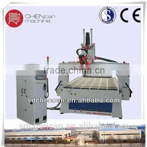 4 Axis Mdf Machine With Rotation Spindle and 200mm Diameter Rotary Axes thumbnail-1
