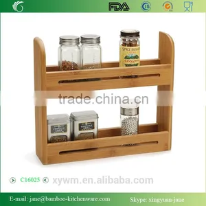 Bamboo 3 Tier Spice Rack Drawer Tray thumbnail-1