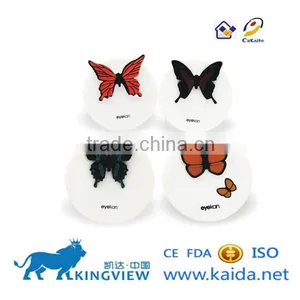 Kaida A-8063-2Print Plastic Contact Lens Case With Bottle Mirror thumbnail-2