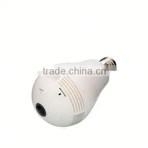 WiFi Fisheye Cloud Smart Bulb 360 Degree Wireless Camera With Two-way Audio and 128G Recording Feature thumbnail-1