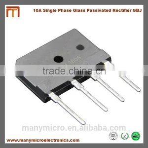10A 50V-1000V Single Phase Glass Passivated Bridge Rectifier GBJ1006 thumbnail-1