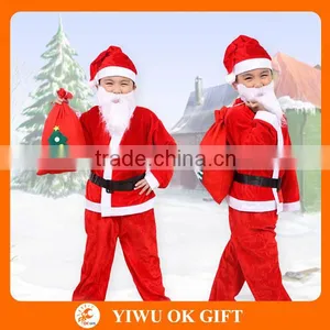 Christmas Party Santa Clause Christmas Costume Set thumbnail-5