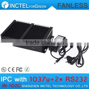 Wireless Mini Computer Mini Industrial PC With 2 COM Intel Celeron 1037U Processor thumbnail-6