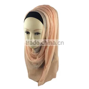 2016 Cotton Hijab Fashion Hijab Shawls Latest Scarf Designs thumbnail-1