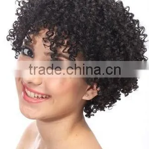 Synthetic Afro Curly Hair Wigs for African Black Women thumbnail-1