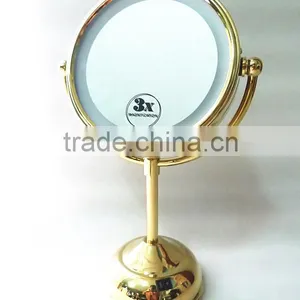 Led Cosmetic Mirror 6inches Five Star Hotel Double Sides Bathroom thumbnail-2