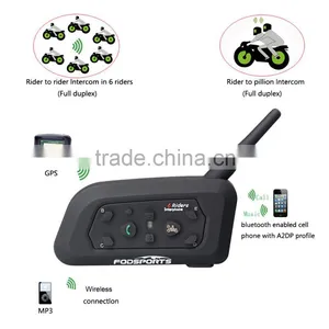 2016 New! 2 Pcs Bluetooth Motorcycle Helmet Intercom Interphone Headset Intercomunicador Motocicleta With Updated Soft Earphone thumbnail-4