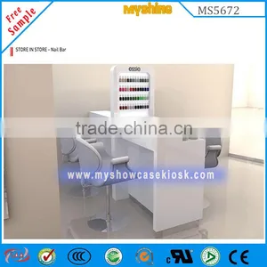 Modern Nail Salon Double Manicure Table thumbnail-3