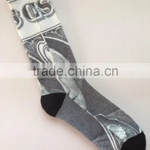 Dollars Printing Polyester Socks thumbnail-1