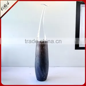 OUBOAO High Grade Large Vase of Flower Hand Blown Glass Bottles Art Glass Vase thumbnail-3