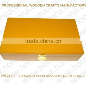 Honrui Matt Wooden Craft Box WG021 thumbnail-1