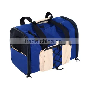Pawhut Pet Portable Backpack Bag Cute Cat Dog Puppy Carrier -Blue thumbnail-3